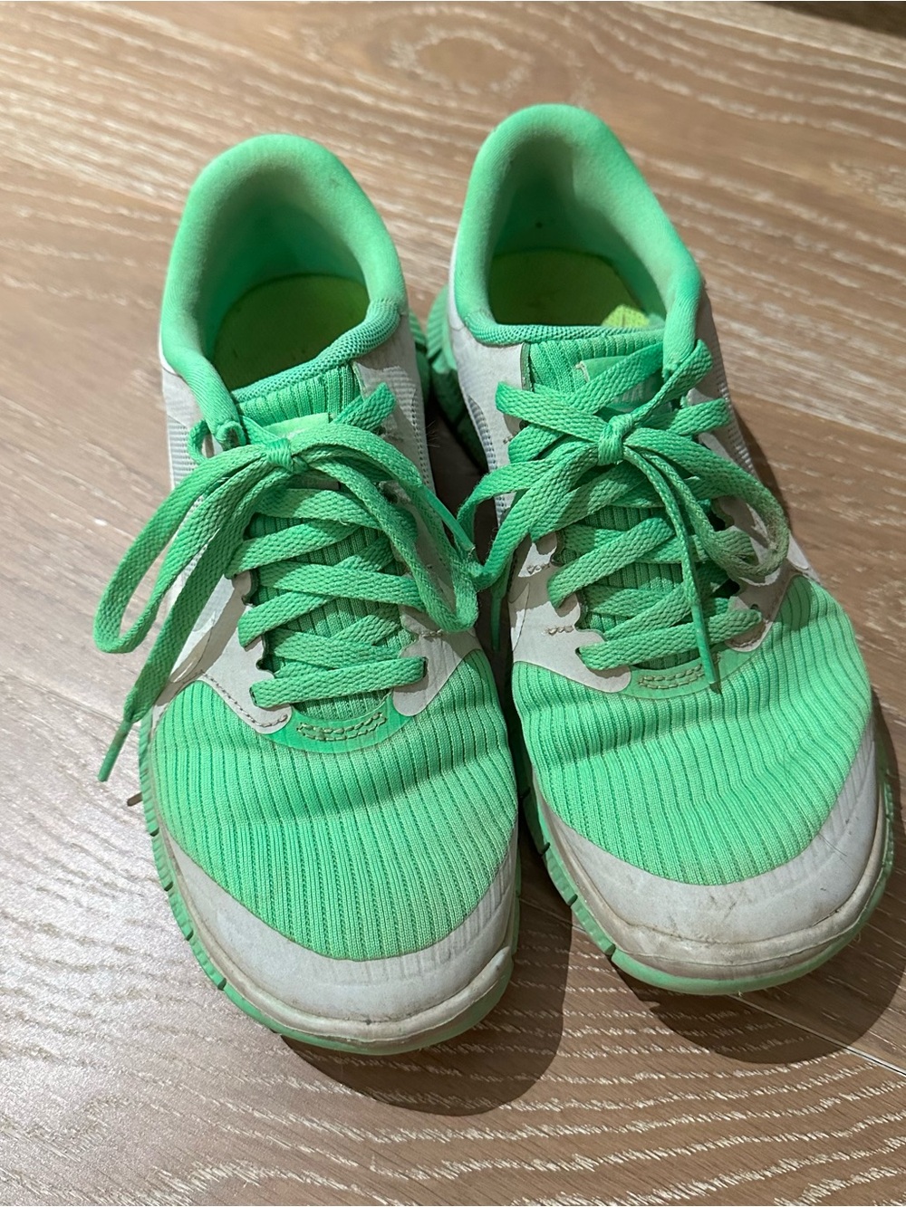 Nike Free 4.0 V3 Light Green Women Running Shoes Size 6